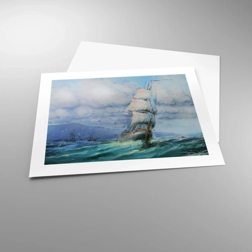 Poster - Guter Wind - 50x40 cm