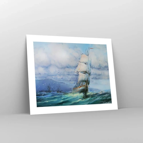 Poster - Guter Wind - 50x40 cm