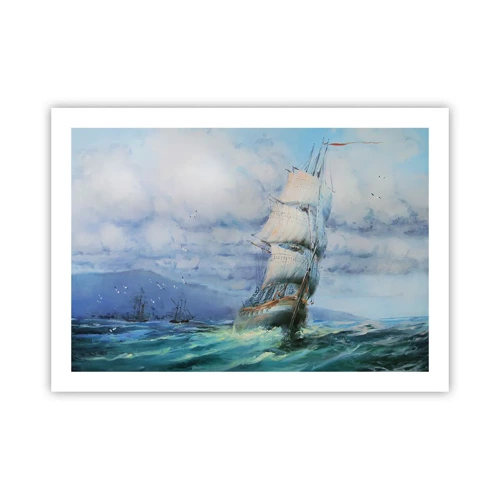 Poster - Guter Wind - 70x50 cm