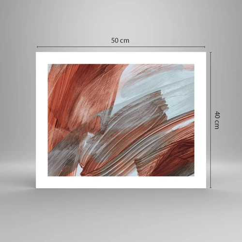 Poster - Herbst und windige Abstraktion - 50x40 cm