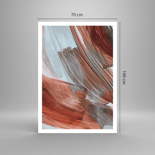 Poster - Herbst und windige Abstraktion - 70x100 cm
