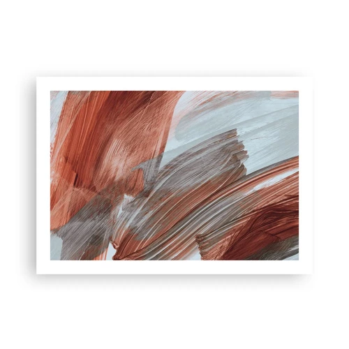 Poster - Herbst und windige Abstraktion - 70x50 cm