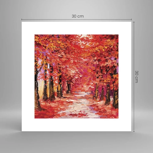 Poster - Herbstlicher Eindruck - 30x30 cm