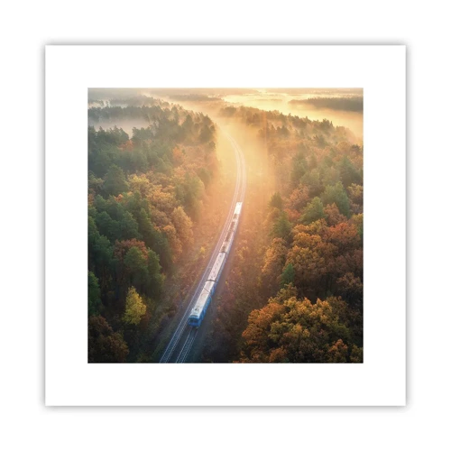 Poster - Herbstreise - 30x30 cm
