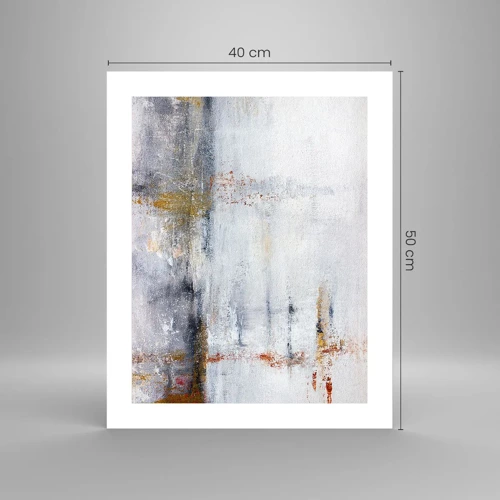 Poster - Hinter dem Luftvorhang - 40x50 cm