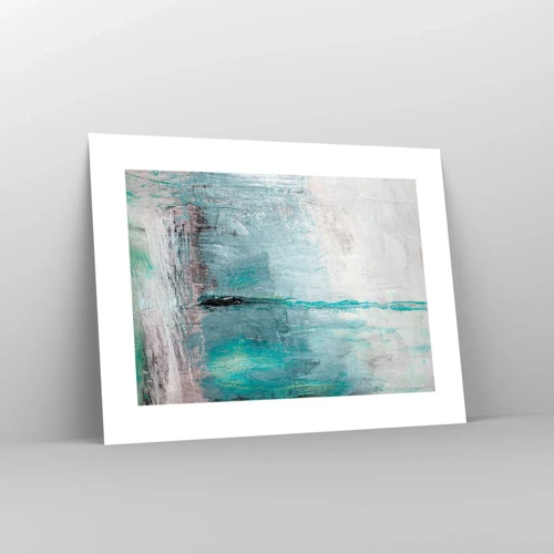 Poster - Horizontal in Blau - 40x30 cm