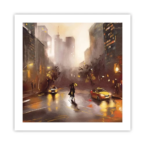 Poster - Im Licht von New York - 50x50 cm