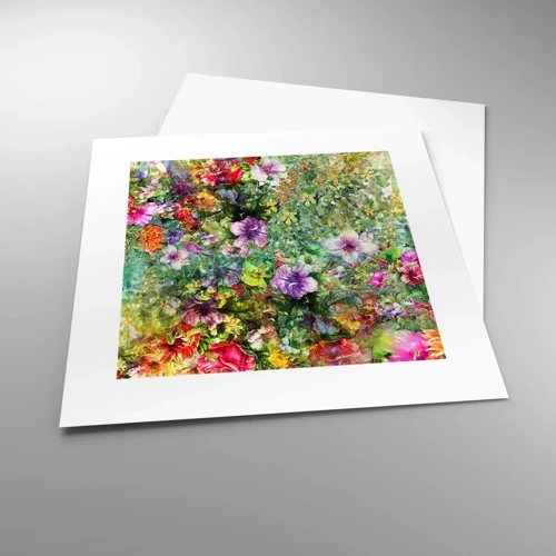 Poster - In Blumen für das Verderben - 30x30 cm