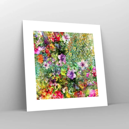 Poster - In Blumen für das Verderben - 30x30 cm