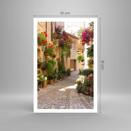 Poster - In der Flut Blumen - 61x91 cm