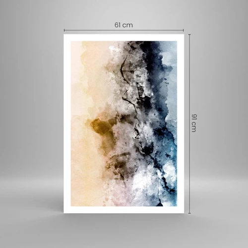 Poster - In einer Nebelwolke ertrunken - 61x91 cm