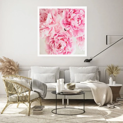 Poster - In rosa Glamour - 40x40 cm