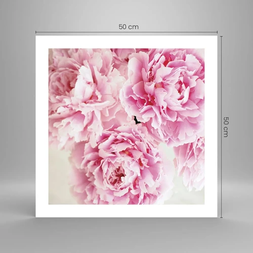 Poster - In rosa Glamour - 50x50 cm