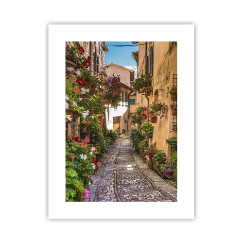 Poster - Italienische Gasse - 30x40 cm