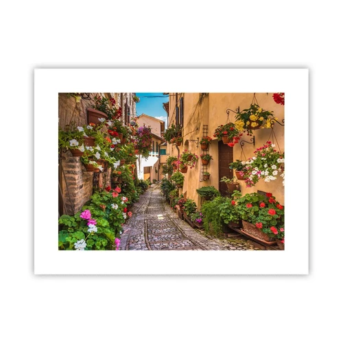 Poster - Italienische Gasse - 40x30 cm