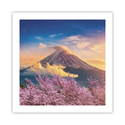 Poster - Japanische Heiligkeit - 50x50 cm