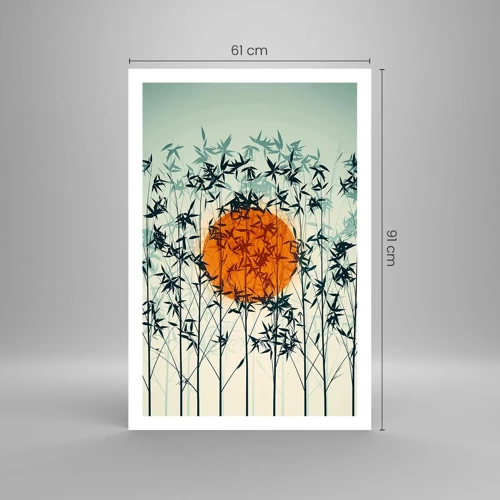 Poster - Japanische Sonne - 61x91 cm