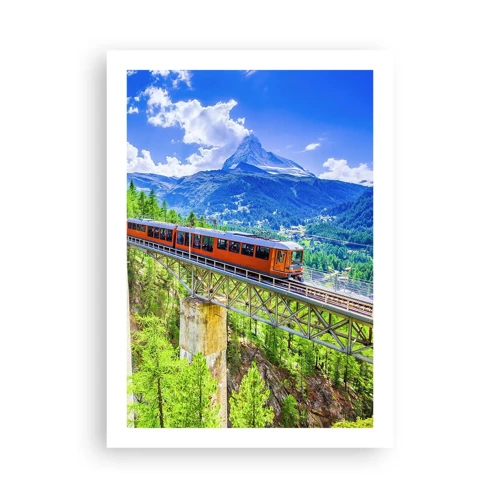 Poster - Jetzt sind Alpen dran - 50x70 cm