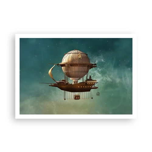 Poster - Jules Verne sagt Hallo - 100x70 cm