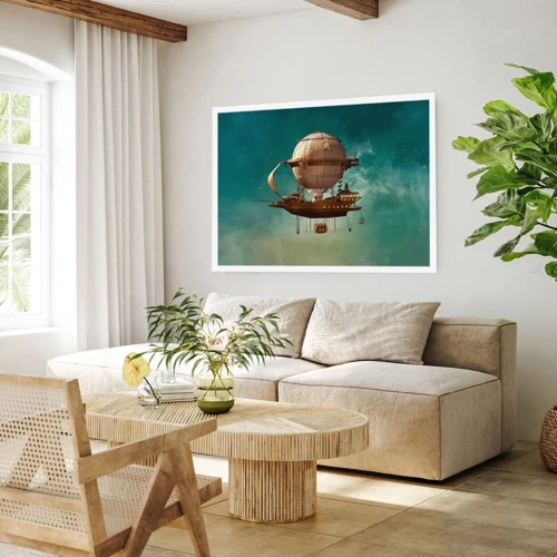 Poster - Jules Verne sagt Hallo - 100x70 cm