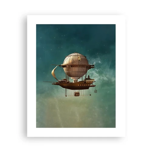 Poster - Jules Verne sagt Hallo - 40x50 cm