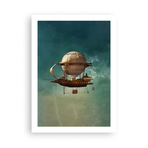 Poster - Jules Verne sagt Hallo - 50x70 cm