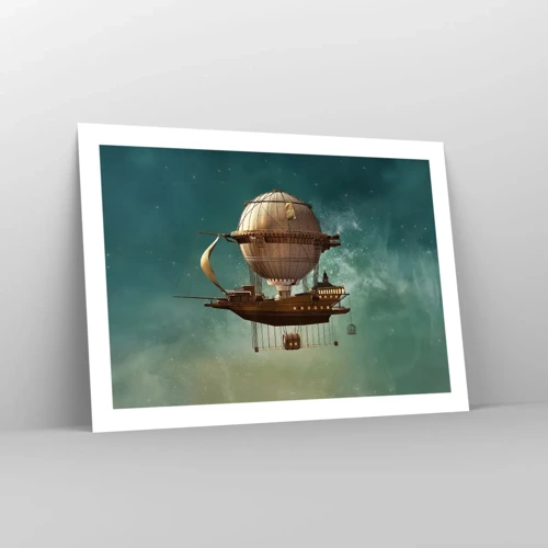 Poster - Jules Verne sagt Hallo - 70x50 cm