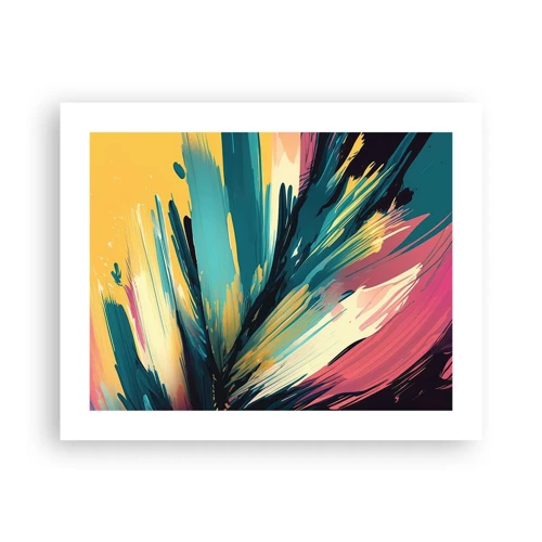 Poster - Komposition – eine Explosion der Freude - 50x40 cm