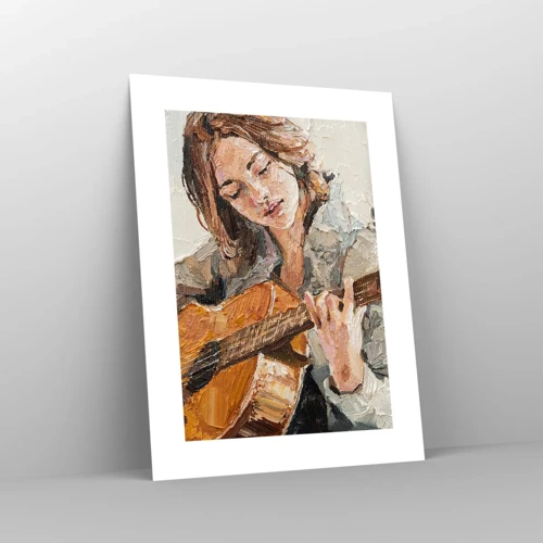 Poster - Konzert für Gitarre und Mädchenherz - 30x40 cm