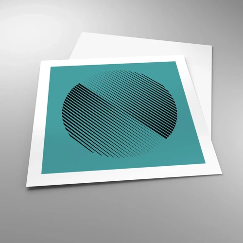 Poster - Kreis – eine geometrische Variante - 50x50 cm