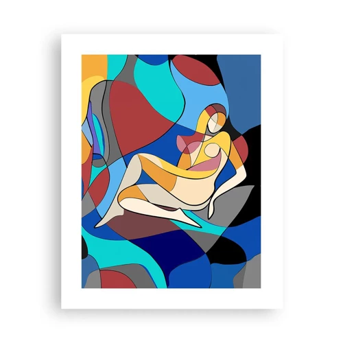 Poster - Kubistischer Akt - 40x50 cm