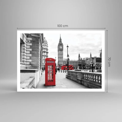 Poster - London, ohne Zweifel - 100x70 cm