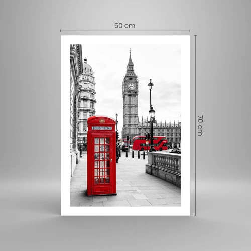 Poster - London, ohne Zweifel - 50x70 cm