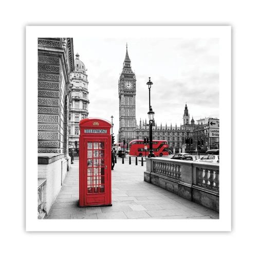 Poster - London, ohne Zweifel - 60x60 cm