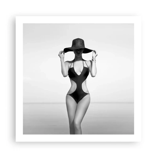 Poster - Mein Name ist: Eleganz - 60x60 cm