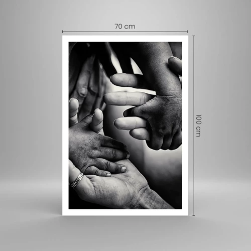 Poster - Mensch sein - 70x100 cm