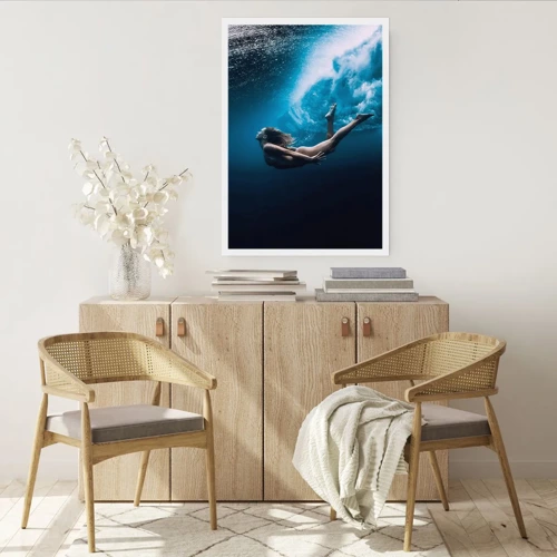Poster - Moderne Meerjungfrau - 40x50 cm