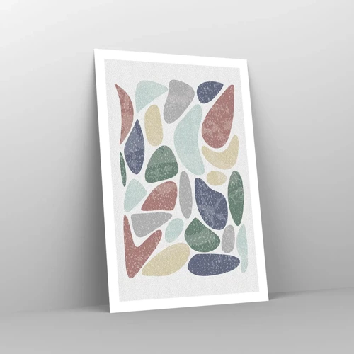 Poster - Mosaik aus pulverförmigen Farben - 61x91 cm