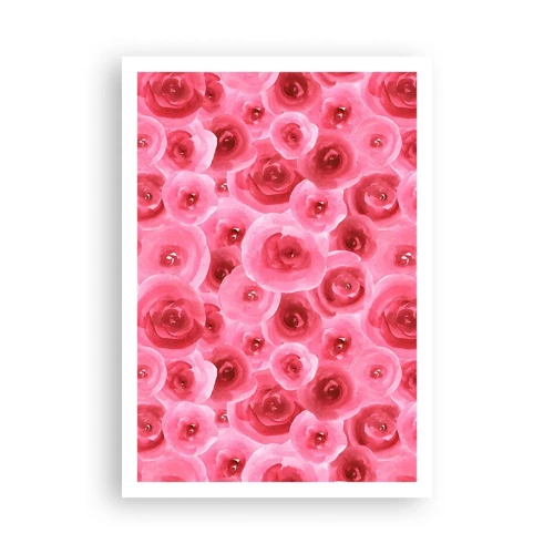 Poster - Oben und unten Rosen - 70x100 cm