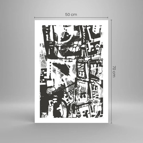 Poster - Ordnung oder Chaos? - 50x70 cm