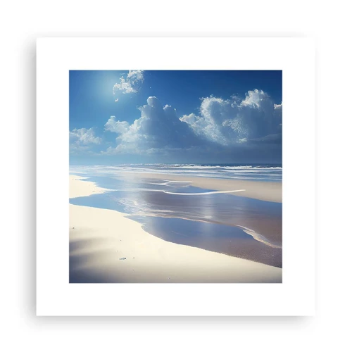 Poster - Paradiesischer Urlaub - 30x30 cm