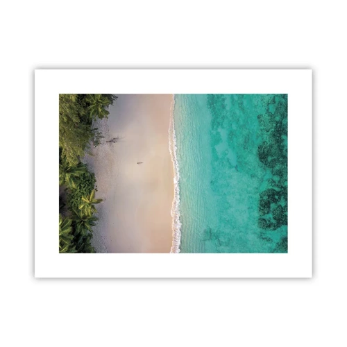 Poster - Paradiesstrand - 40x30 cm