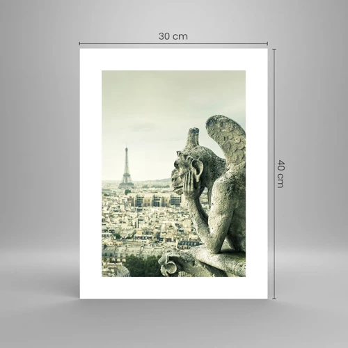 Poster - Pariser Plaudern - 30x40 cm