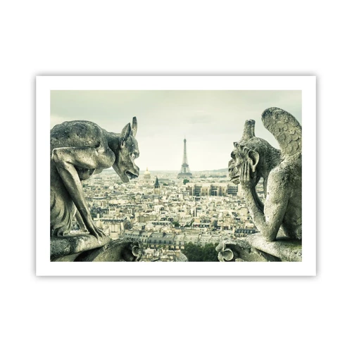 Poster - Pariser Plaudern - 70x50 cm