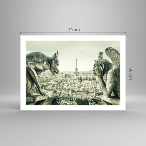 Poster - Pariser Plaudern - 70x50 cm