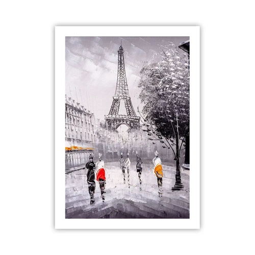 Poster - Pariser Spaziergang - 50x70 cm