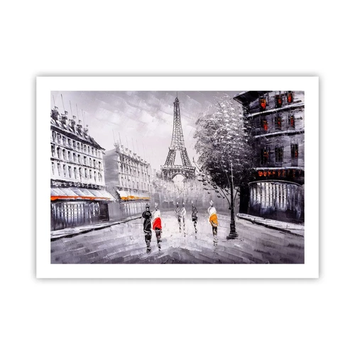 Poster - Pariser Spaziergang - 70x50 cm