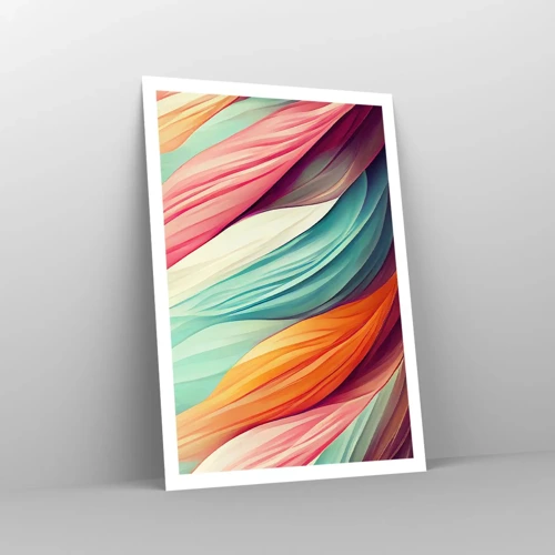 Poster - Regenbogengewebe - 70x100 cm