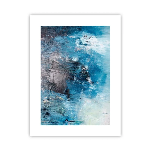 Poster - Rhapsodie in Blau - 30x40 cm