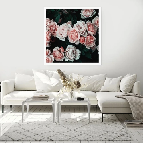 Poster - Rosen-Ensemble - 60x60 cm